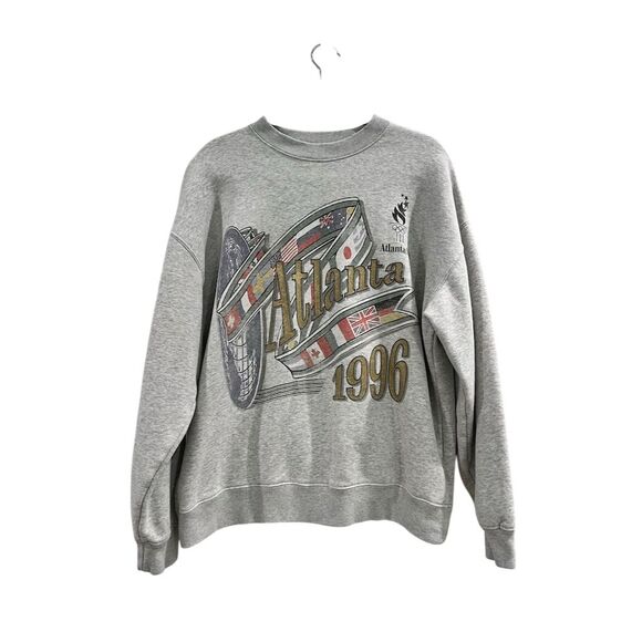 Abercrombie & Fitch Sweaters - Vintage Atlanta 1996 Olympics Graphic Crew Sweatshirt M Unisex Multicolor
